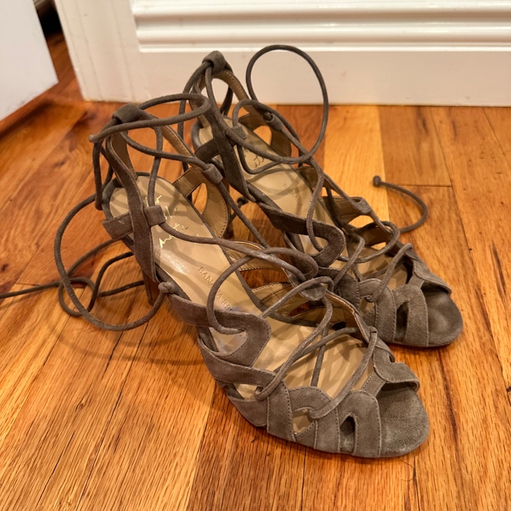 Lace Up Heel Sandal